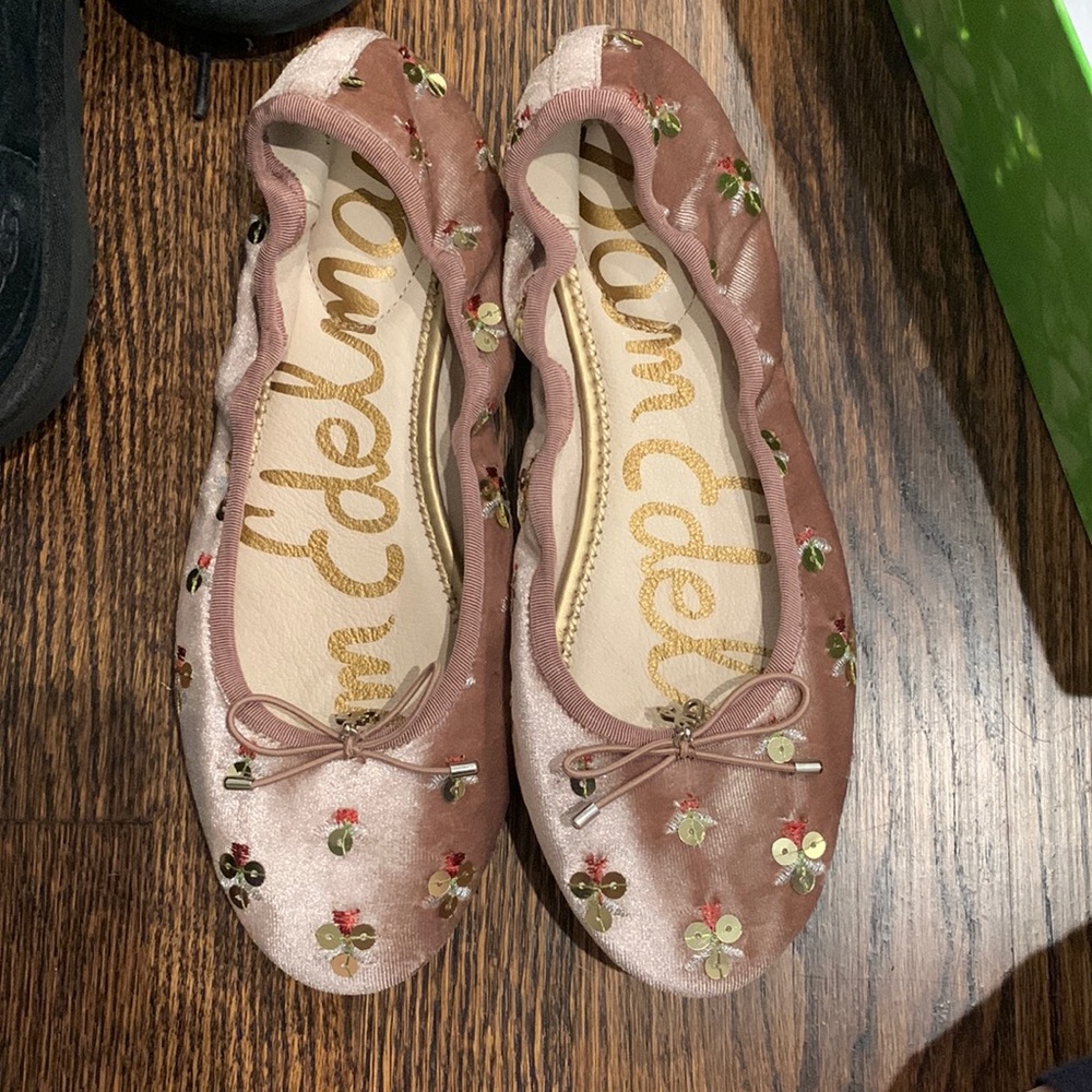 COPY - Sam Edelman sequined flats size 7.5 M